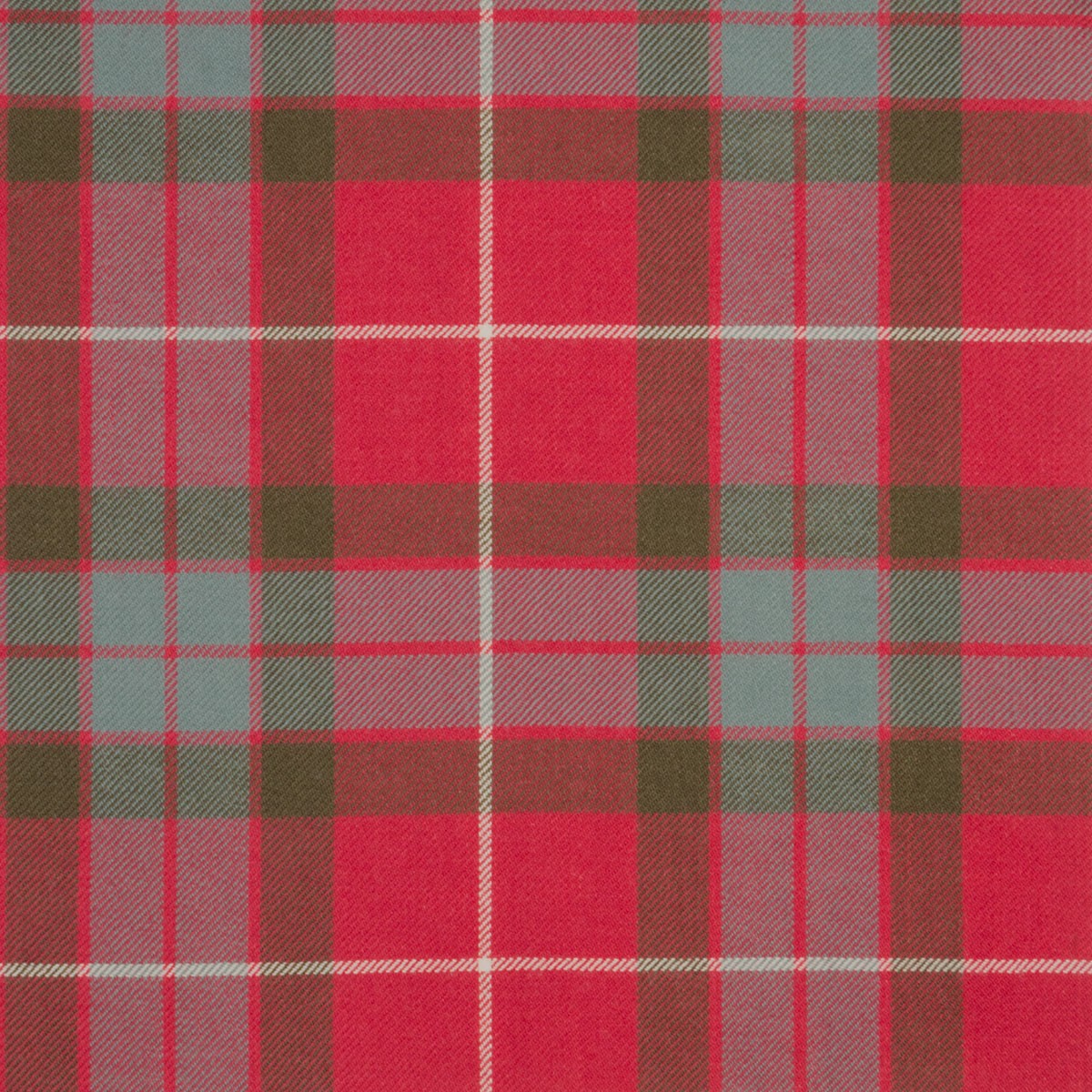 Fraser Red Weathered Tartan Fabric
