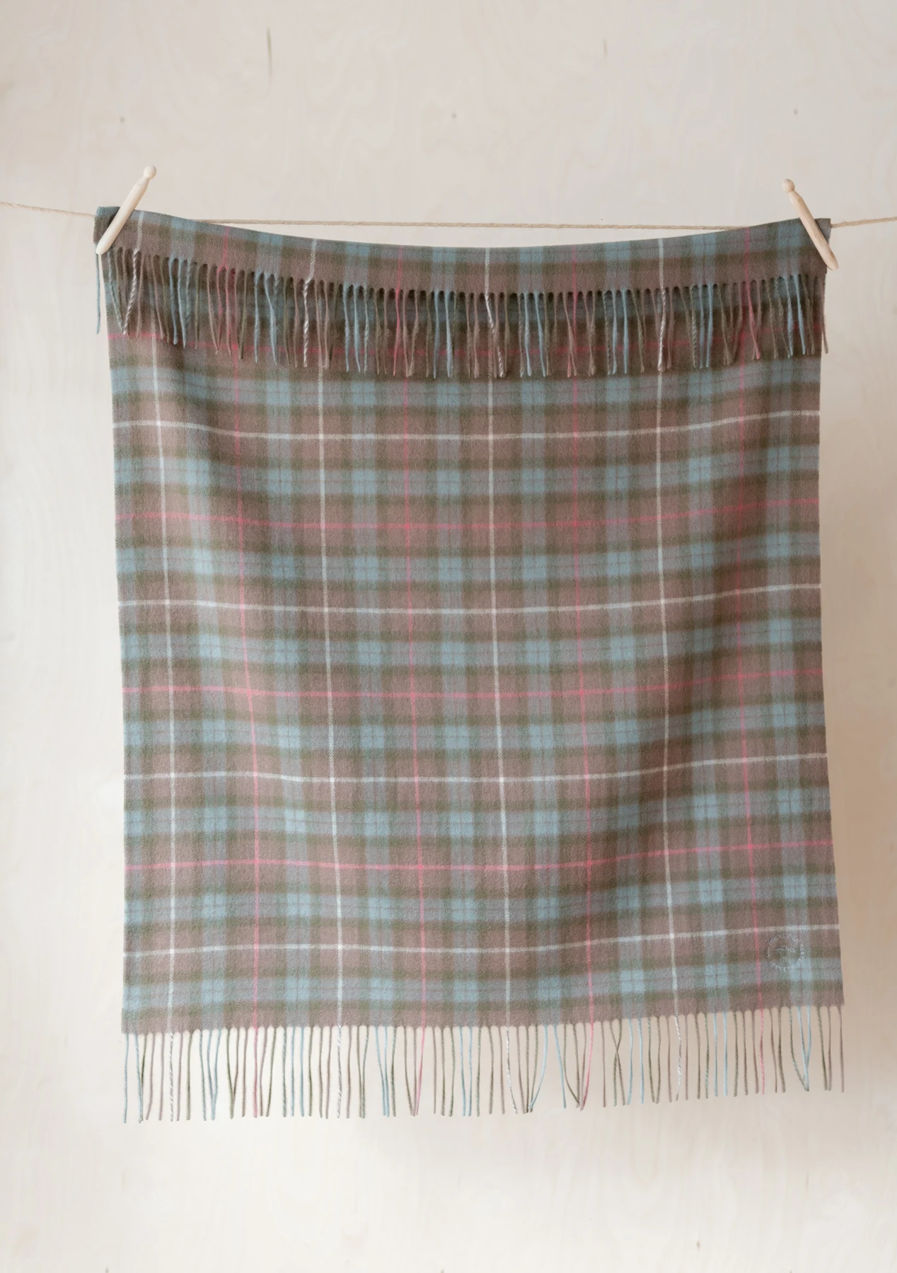 Fraser Weathered Tartan Blanket - Click Image to Close