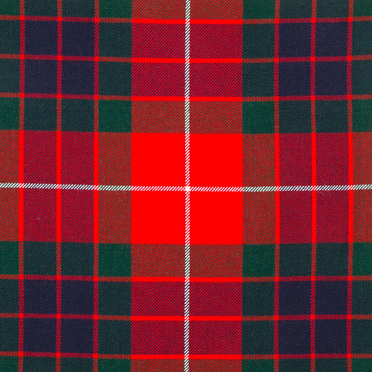 Fraser Red Modern Braeriach Tartan Fabric - Click Image to Close