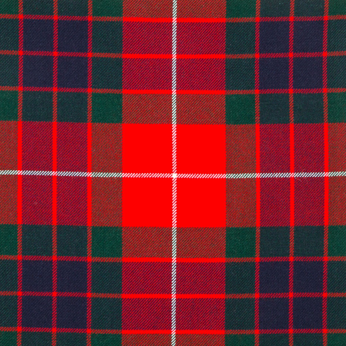 Fraser Red Modern Braeriach Tartan Fabric