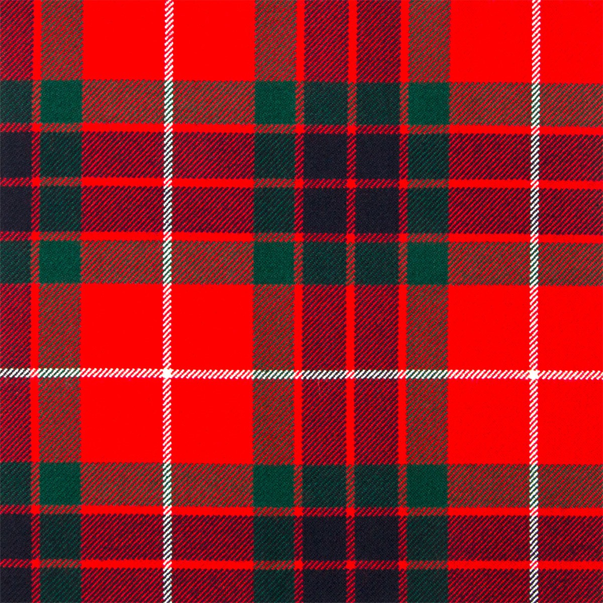 Fraser Red Modern Heavy Weight Tartan Fabric