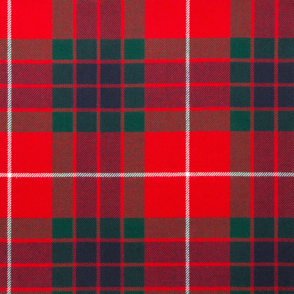 Fraser Red Modern Tartan Fabric