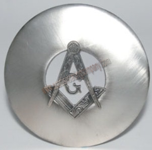 Masonic Plaid Brooch