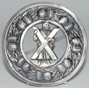 St. Andrew's Plaid Brooch - Click Image to Close