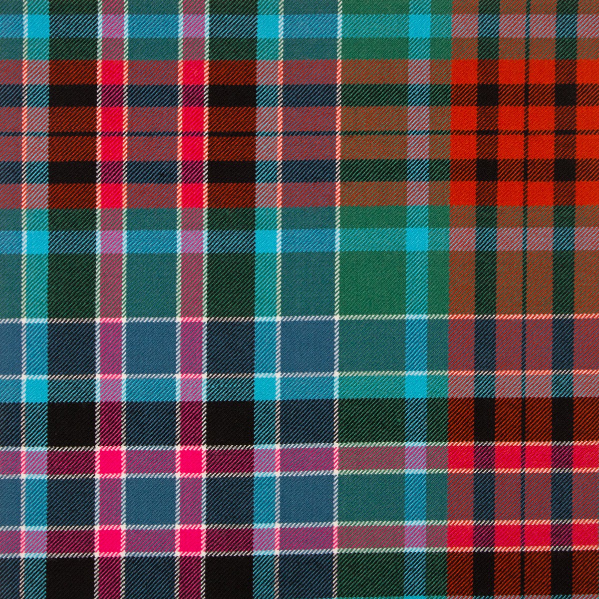 Gordon Red Ancient Braeriach Tartan Fabric - Click Image to Close