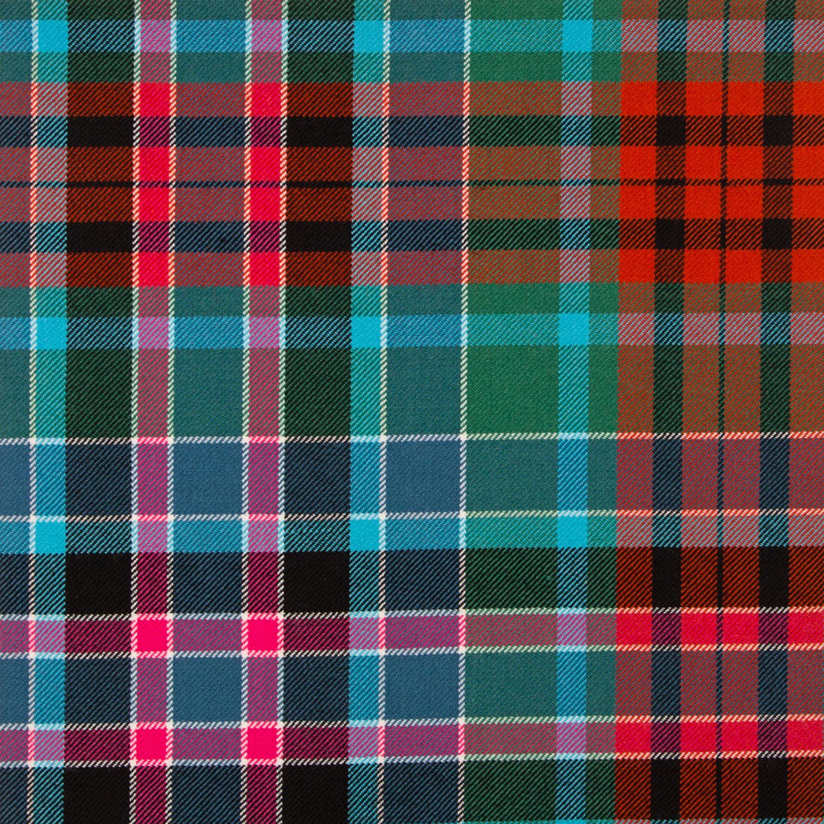 Gordon Red Ancient Braeriach Tartan Fabric