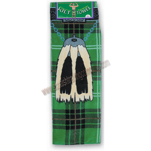 Instant Kilt Towel In Green