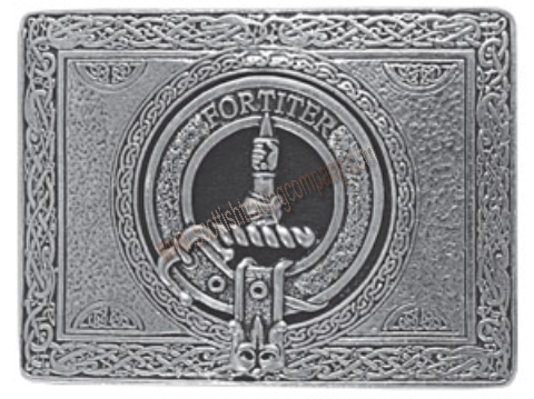 Clan Crest Badge Kilt Belt Buckle