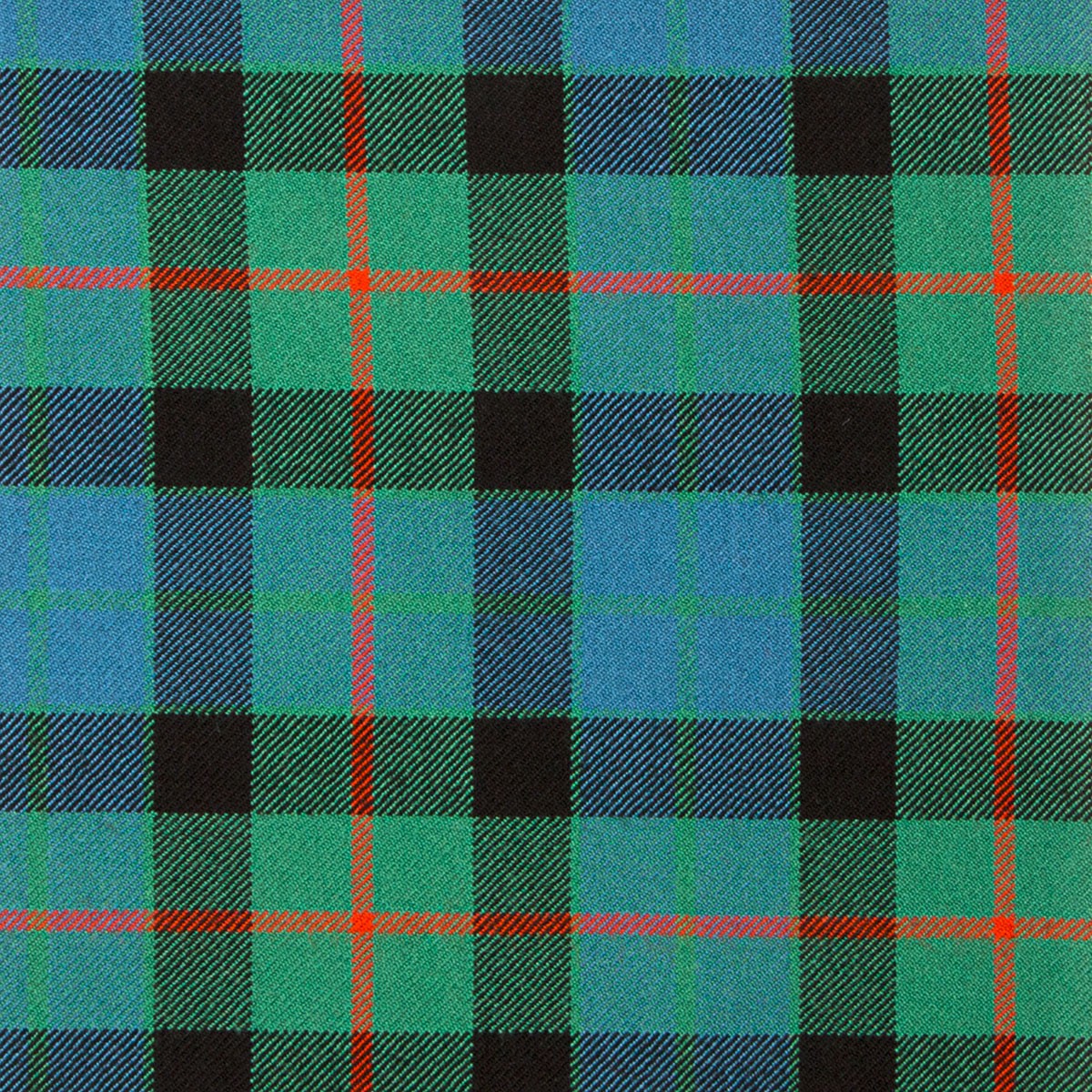 Gunn Ancient Heavy Weight Tartan Fabric - Click Image to Close