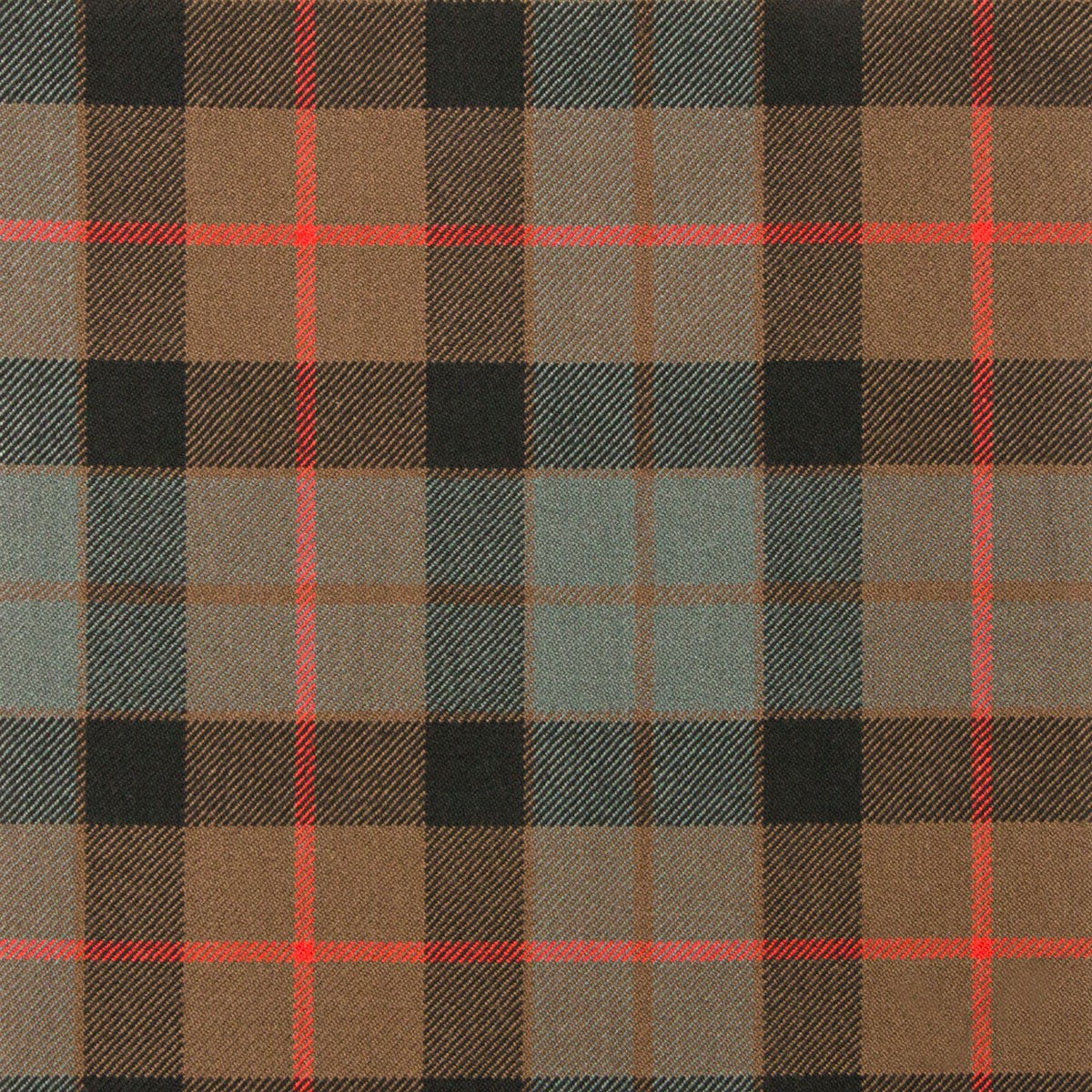 Gunn Weathered Heavy Weight Tartan Fabric - Click Image to Close