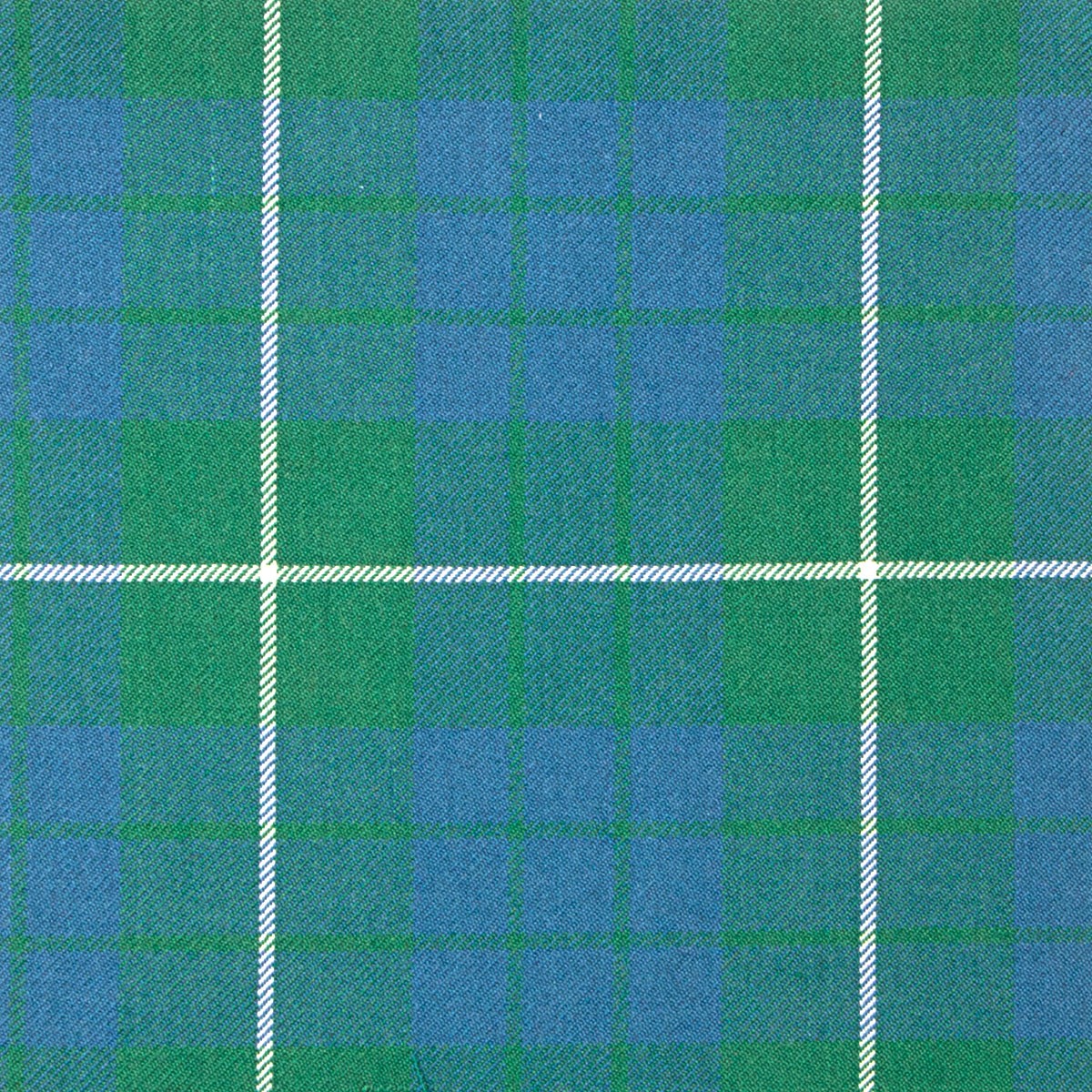 Hamilton Green Ancient Heavy Weight Tartan Fabric - Click Image to Close