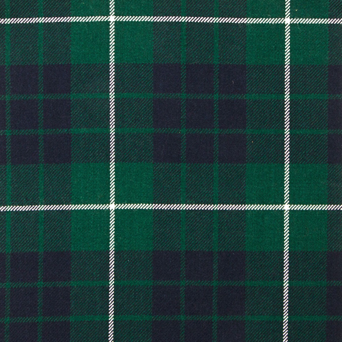 Hamilton Green Modern Heavy Weight Tartan Fabric