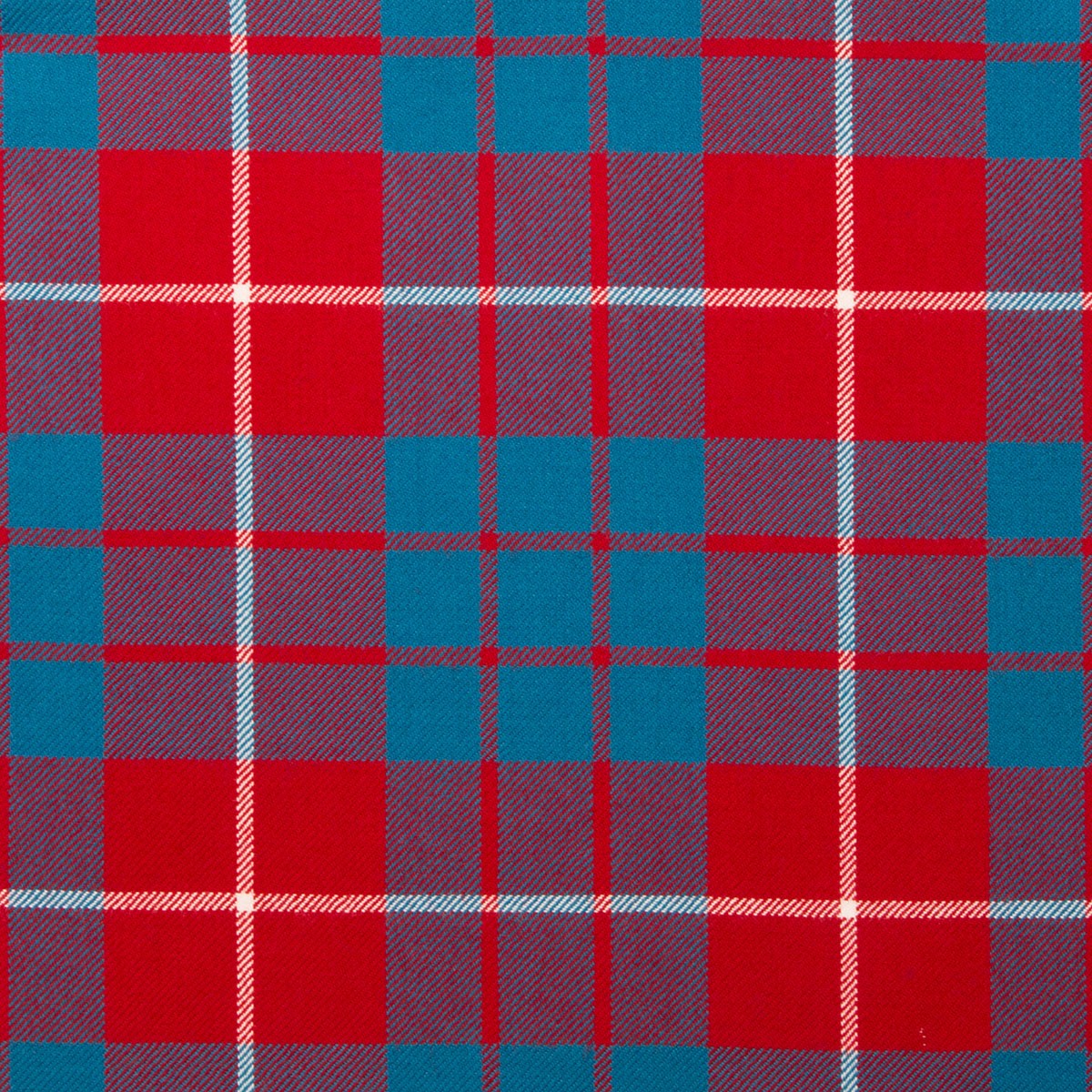 Hamilton Red Modern Tartan Fabric