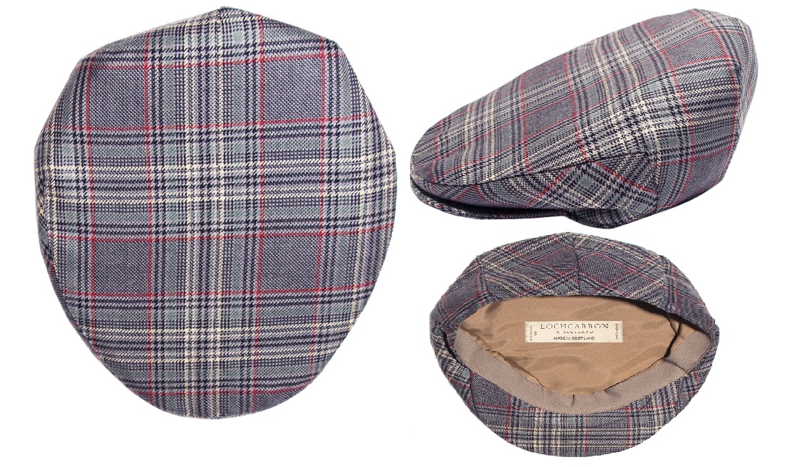 Plockton Estate Check Tweed Barnton Flat Cap - Click Image to Close