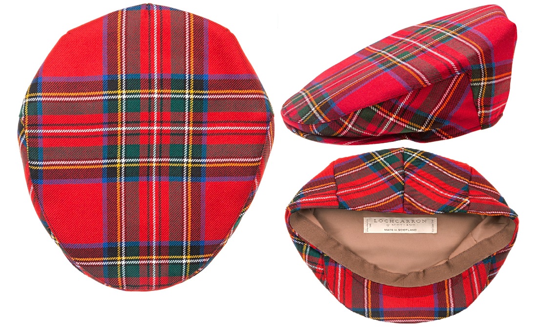 Royal Stewart Tartan Barnton Flat Cap - Click Image to Close