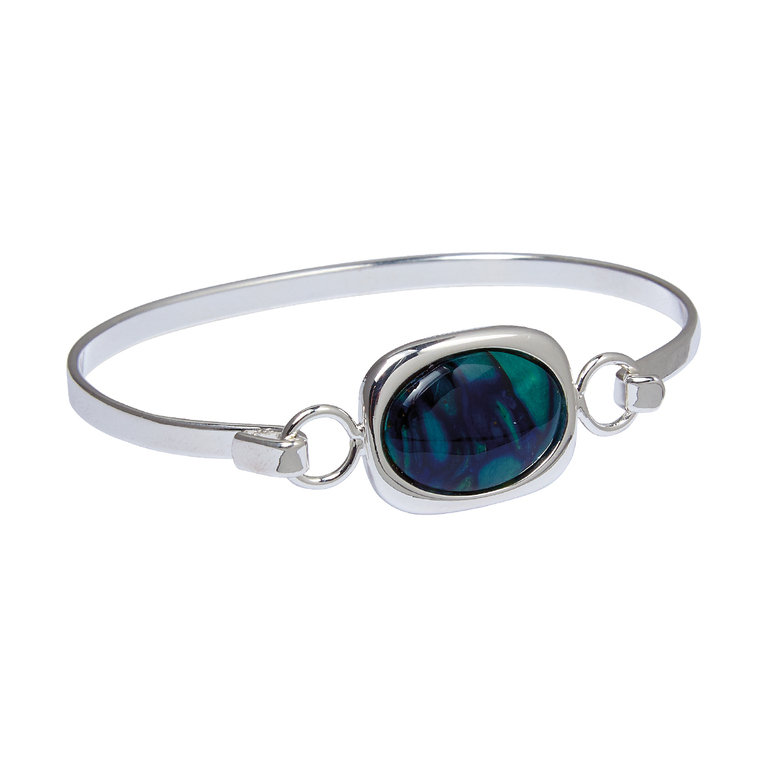 Heather Gem Square Bangle - Click Image to Close