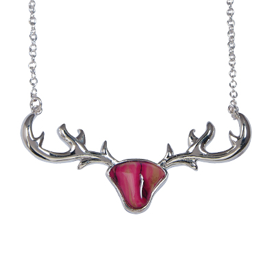 Heathergem Antler Stag Necklace