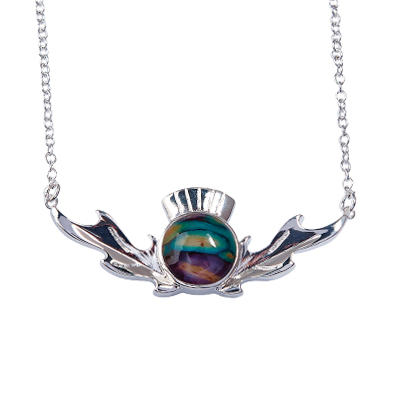 Heathergem Thistle Necklace - Click Image to Close