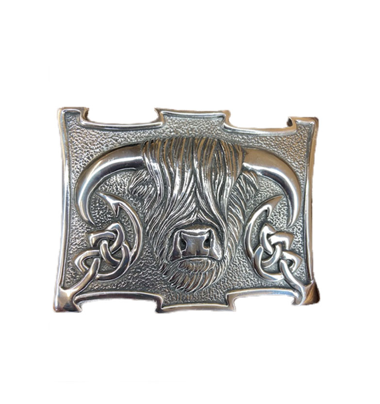 Highland Cow Buckle - Click Image to Close