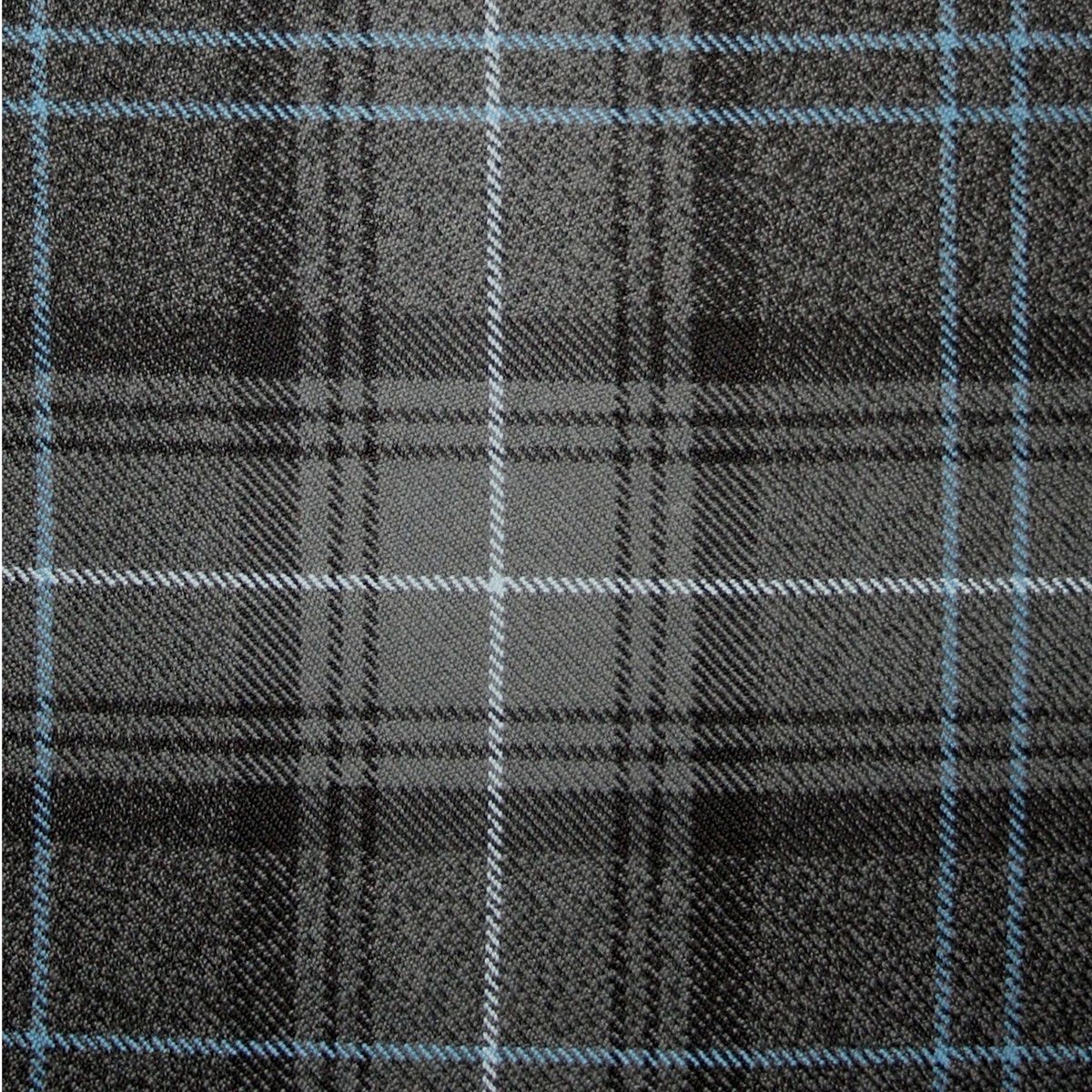 Highland Granite Blue Heavy Weight Tartan Fabric