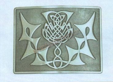 Highland Thistle Kilt Belt Buckle