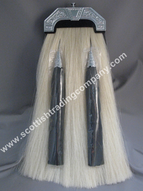 Celtic Cantle Horsehair Sporran - Click Image to Close