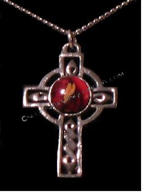 Heather Gem Cross - Click Image to Close