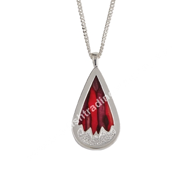 Heathergem Peat Flame Pendant - Click Image to Close