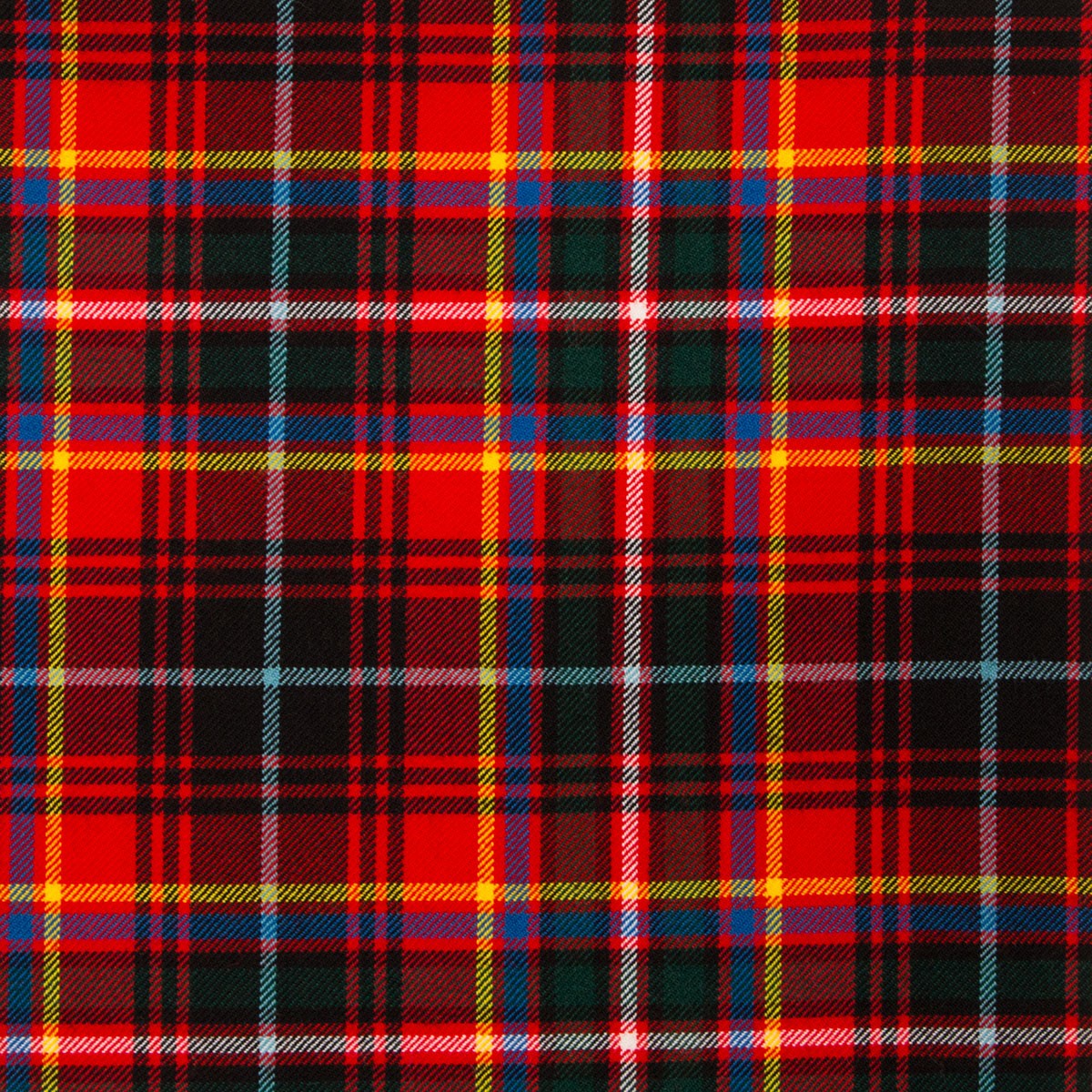 Innes Red Modern Braeriach Tartan Fabric - Click Image to Close