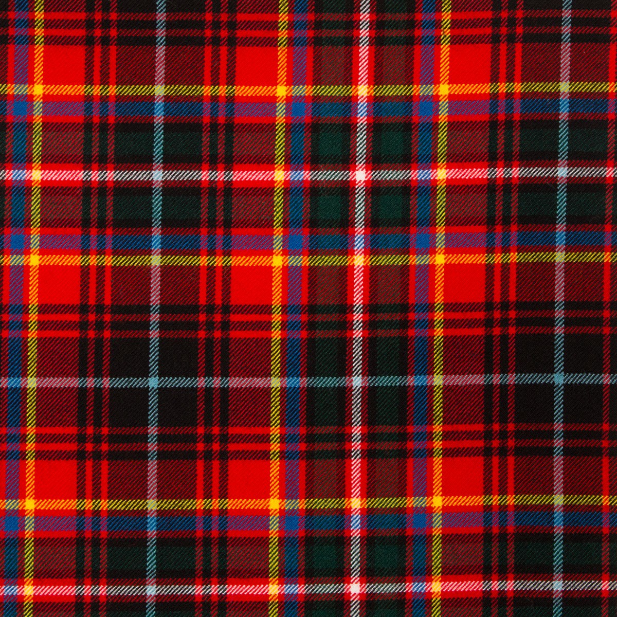 Innes Red Modern Braeriach Tartan Fabric