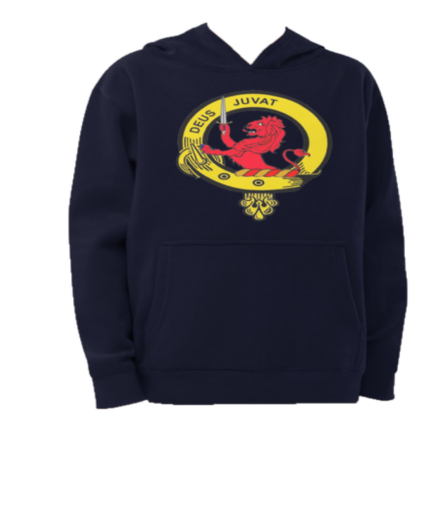 Childrens Scottish Clan Badge Hooded Sweatshirt