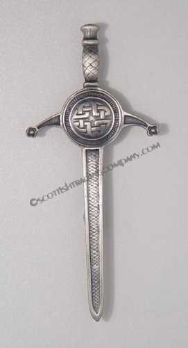 Antique Interlace Kilt Pin - Click Image to Close