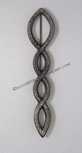 Antique Interlace Kilt Pin