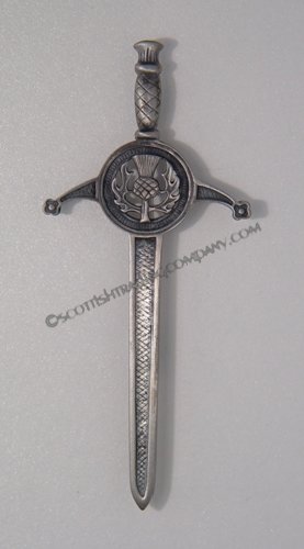 Antique Thistle Kilt Pin - Click Image to Close