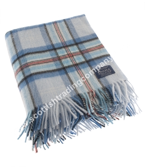 Diana Memorial Tartan Lambswool Blanket