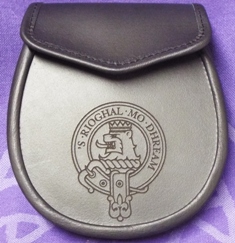Custom Engraved Clan Badge Sporran