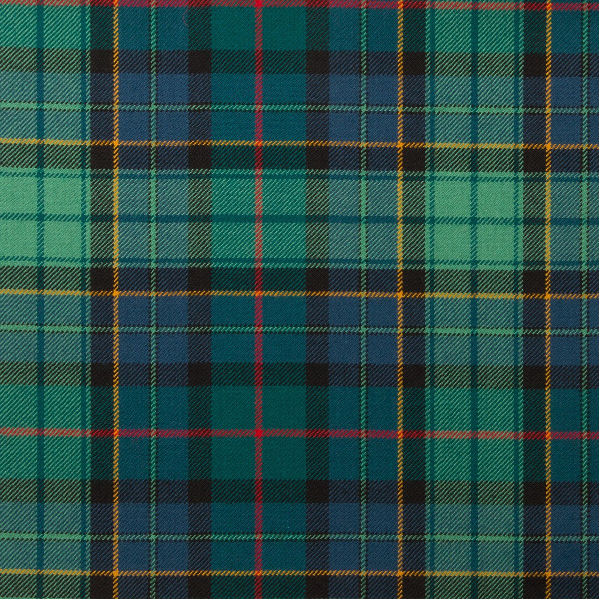 Leinster Green Tartan Fabric - Click Image to Close