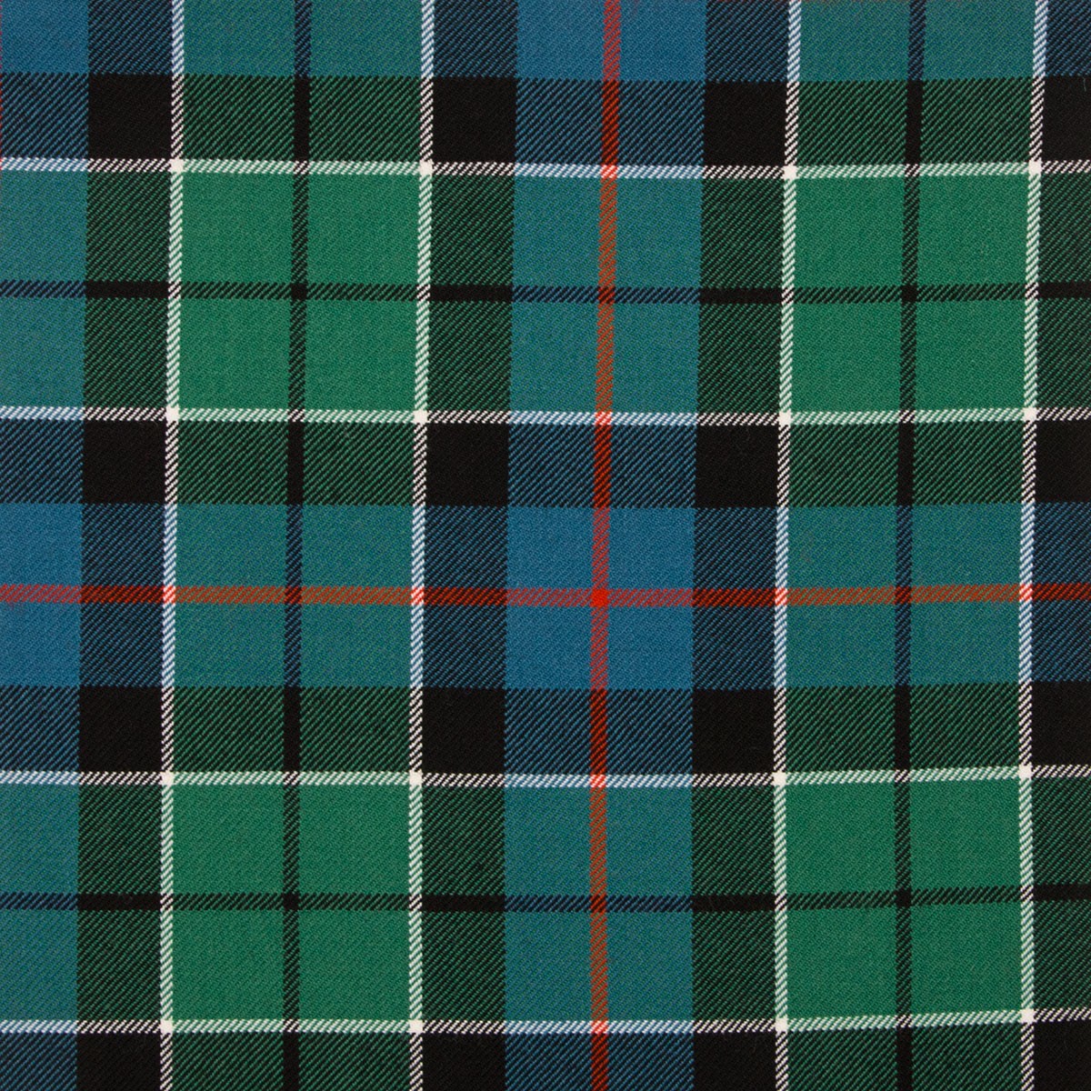 Leslie Green Hunting Ancient Braeriach Tartan Fabric - Click Image to Close