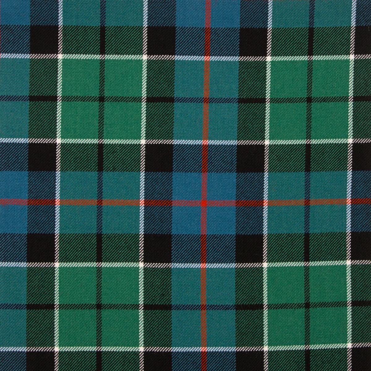 Leslie Green Hunting Ancient Braeriach Tartan Fabric