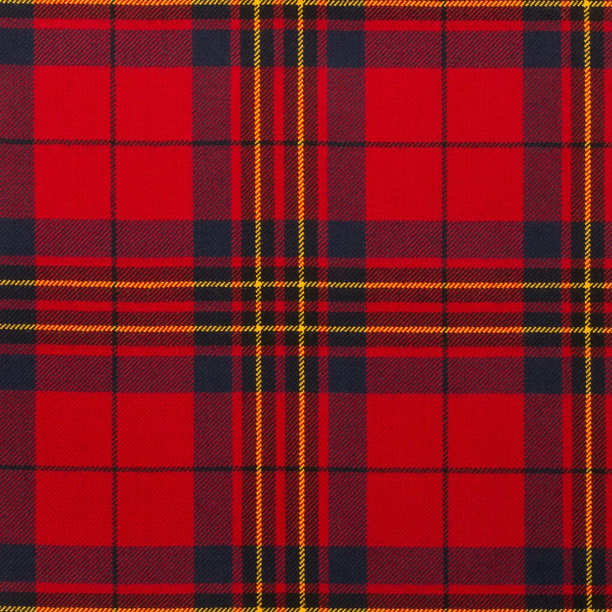 Leslie Red Modern Tartan Fabric