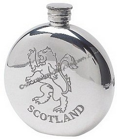 Lion Rampant Round Flask