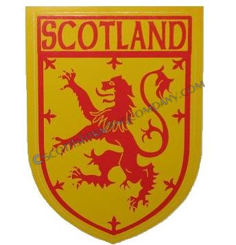 Lion Rampant Decal - Click Image to Close