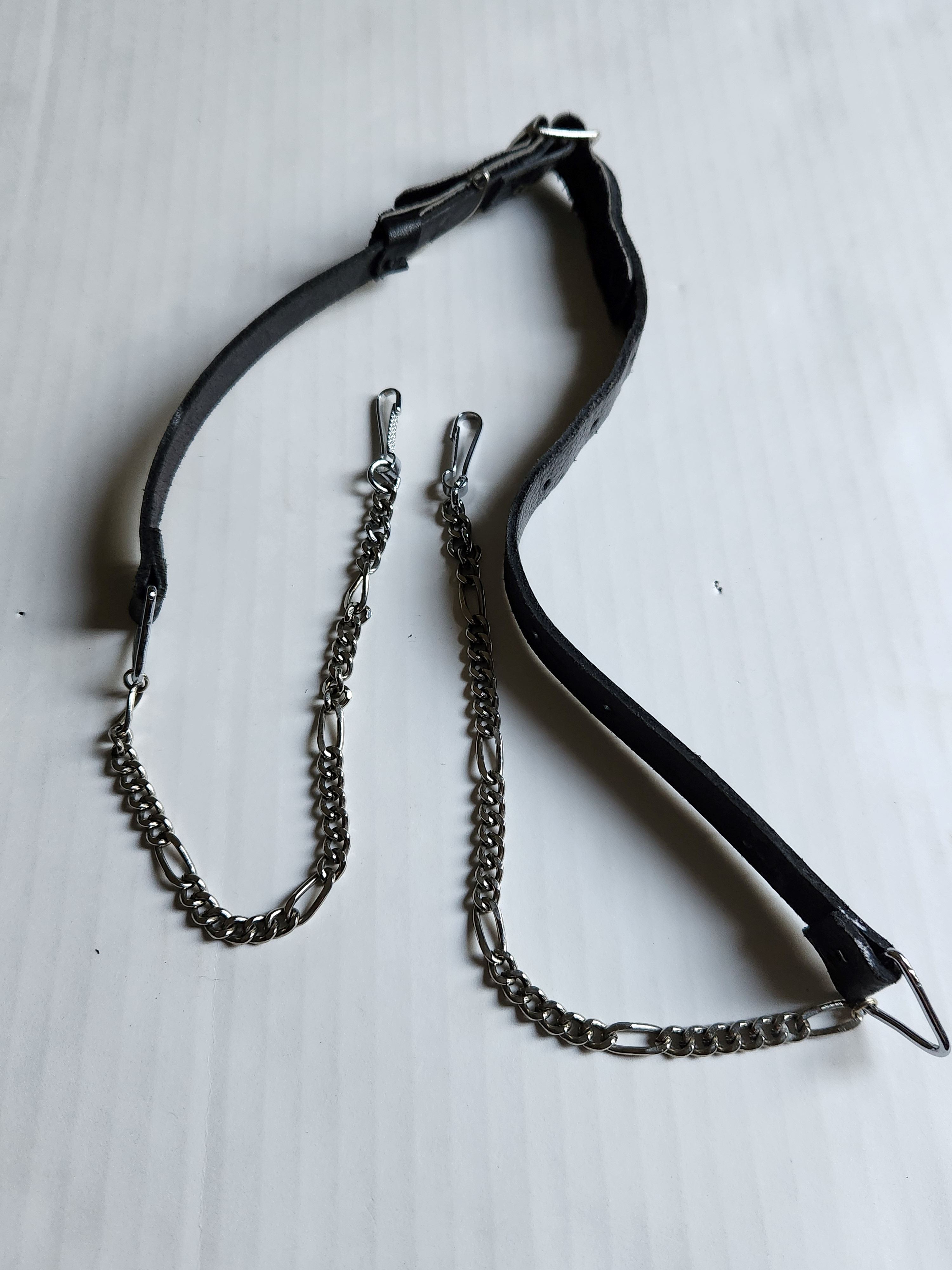 Decorative Link Black Sporran Chain Strap