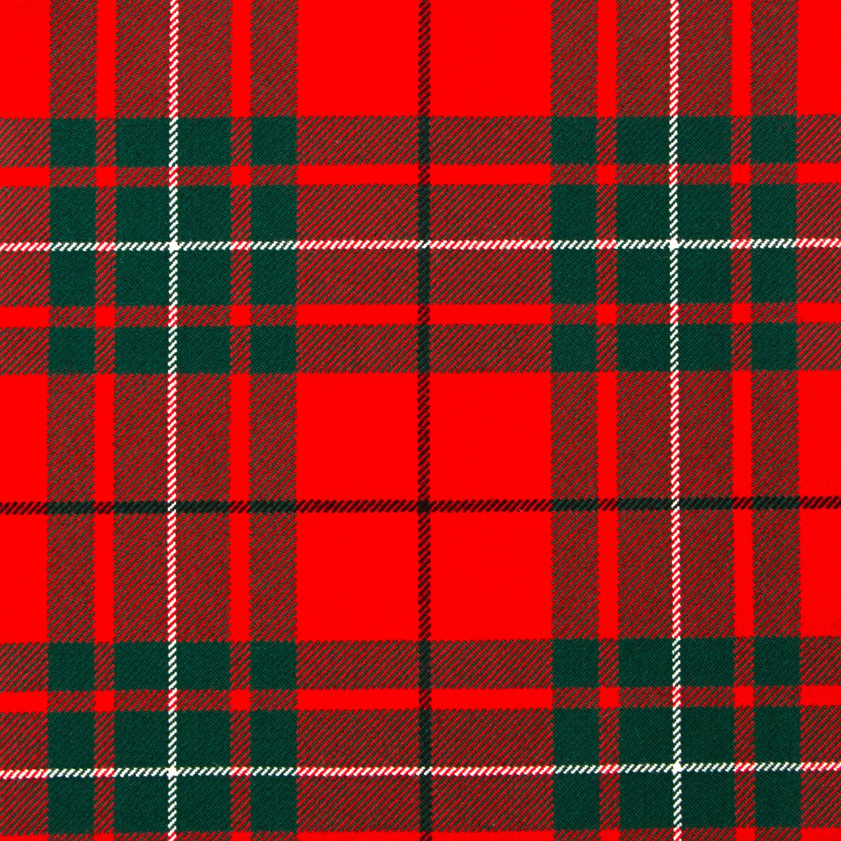 MacAuley Red Modern Heavy Weight Tartan Fabric