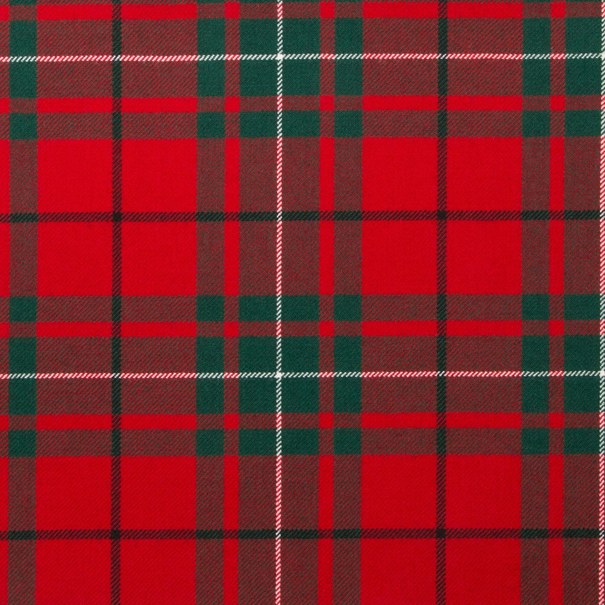 MacAuley Red Modern Tartan Fabric