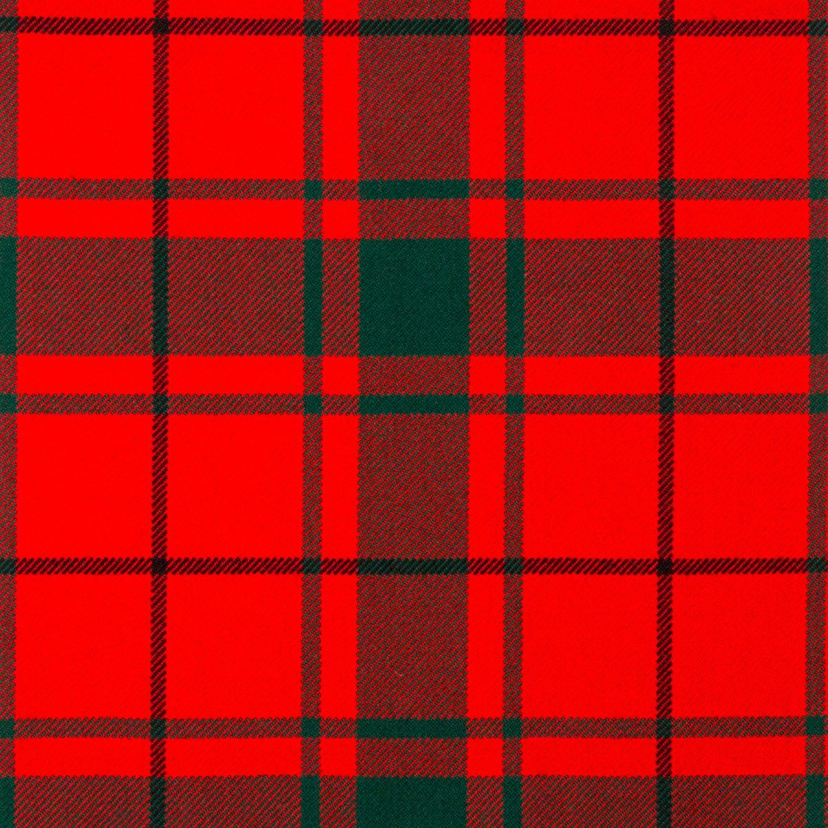 MacDonald of the Isles Red Modern Heavy Weight Tartan Fabric
