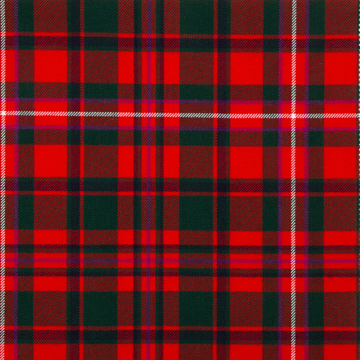MacKinnon Red Modern Braeriach Tartan Fabric - Click Image to Close