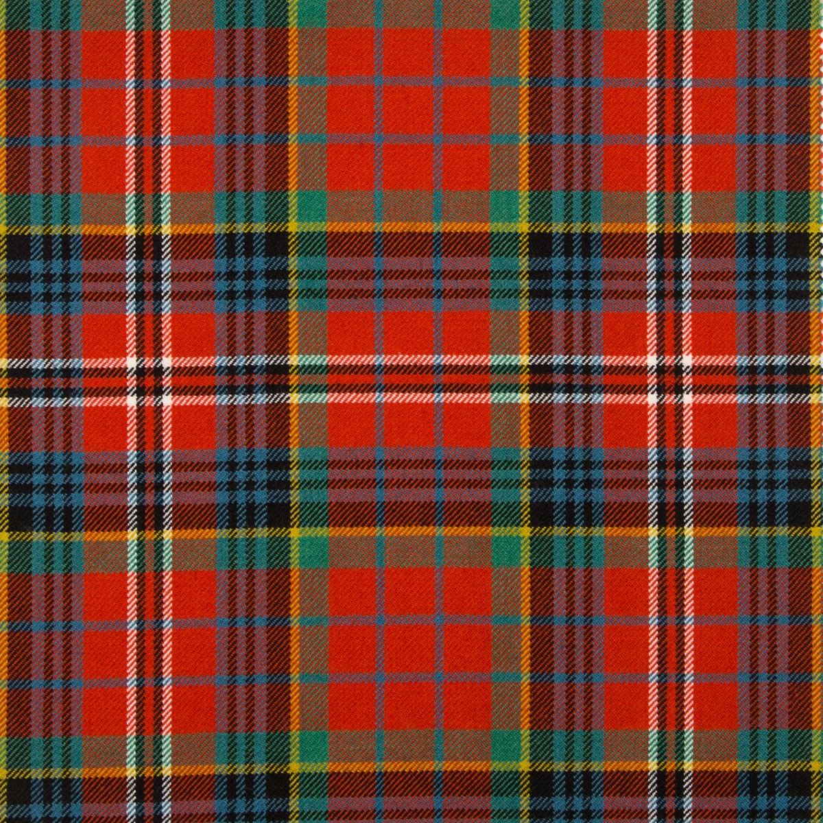 MacPherson Red Ancient Braeriach Tartan Fabric - Click Image to Close