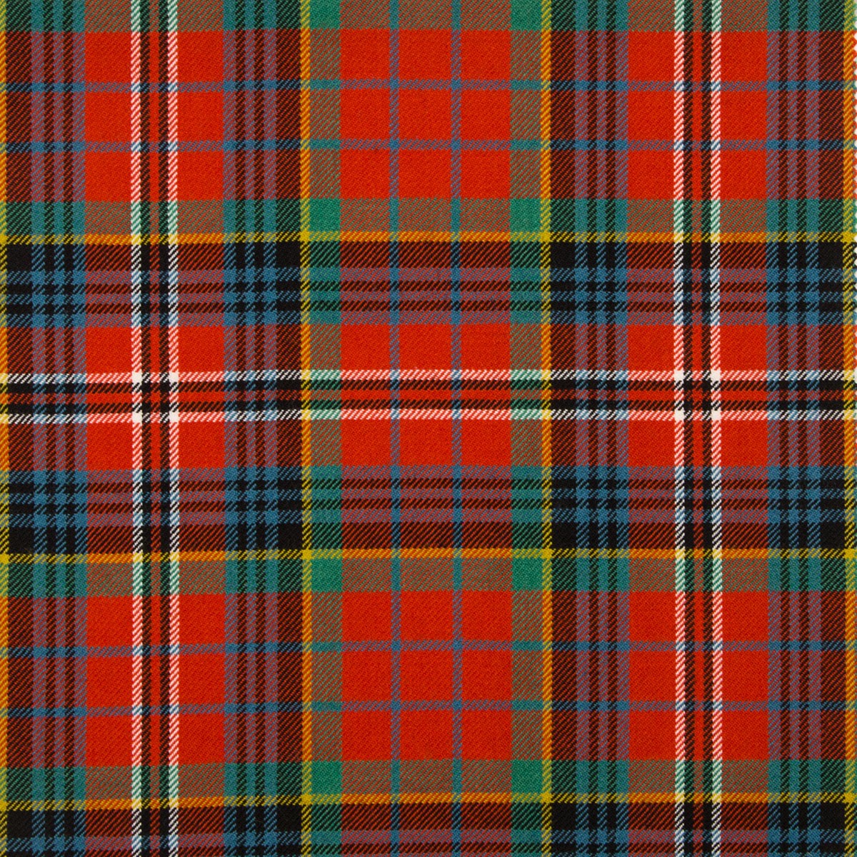 MacPherson Red Ancient Braeriach Tartan Fabric