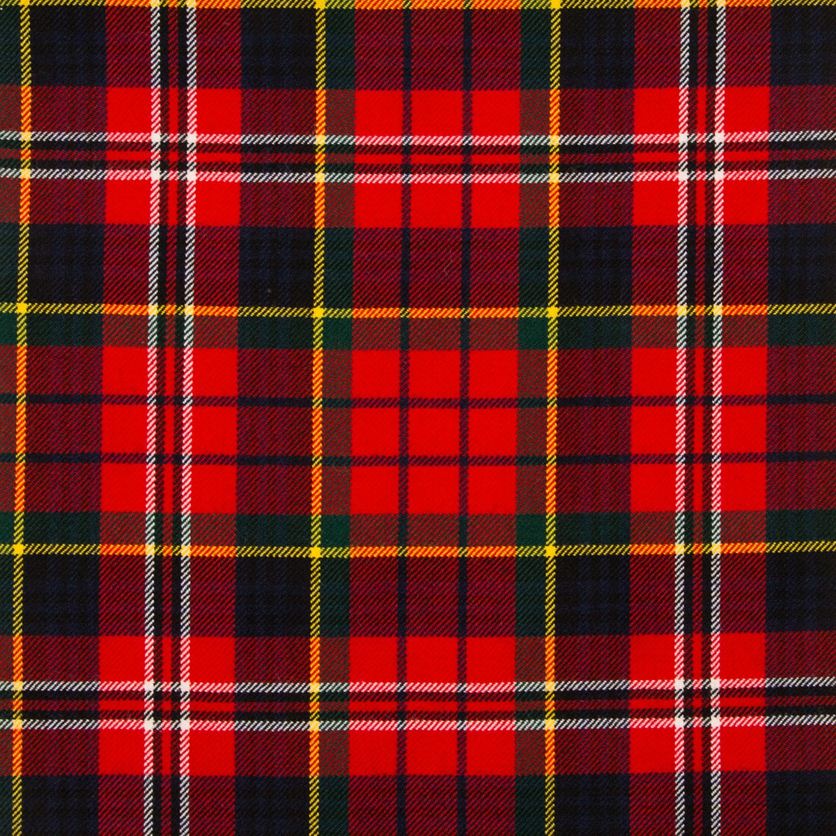 MacPherson Red Modern Braeriach Tartan Fabric